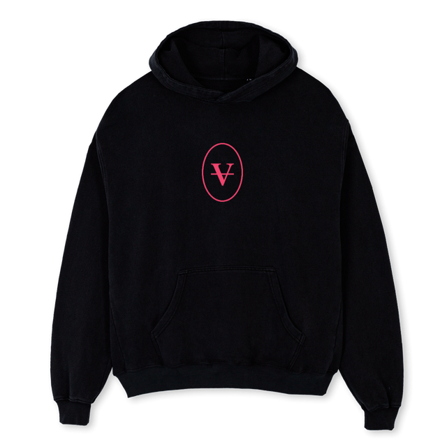 ANGRY GODS DS HOODIE Black Oversized Hoodie.