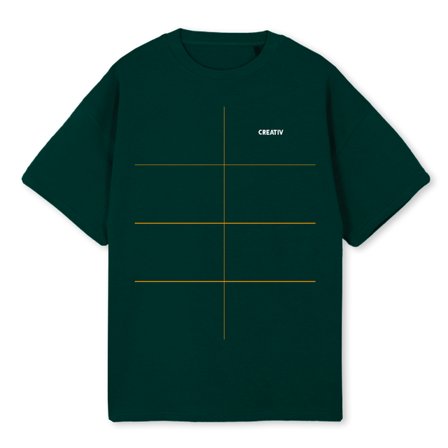 INSP CREATION GREEN Wild Green Oversized Tee.