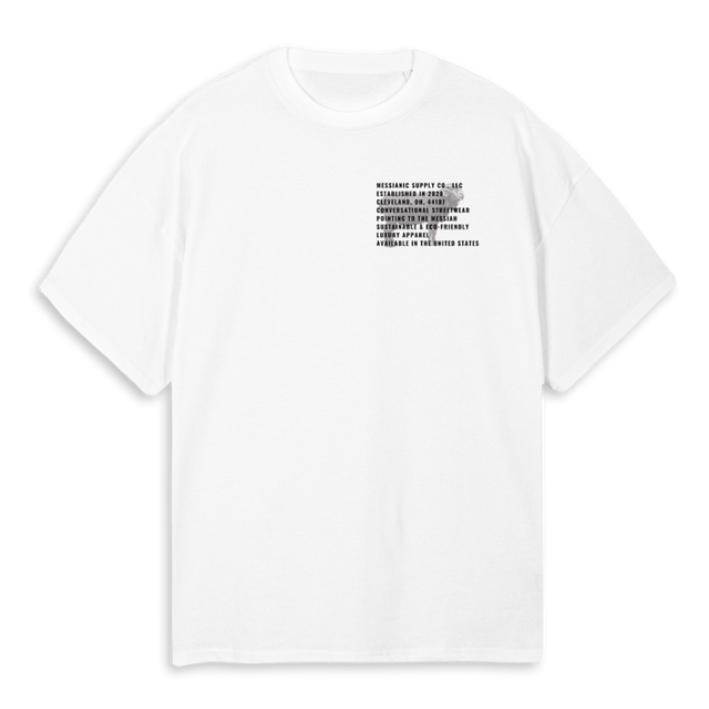 MESS SIG RAM L VINTA White Oversized Tee.