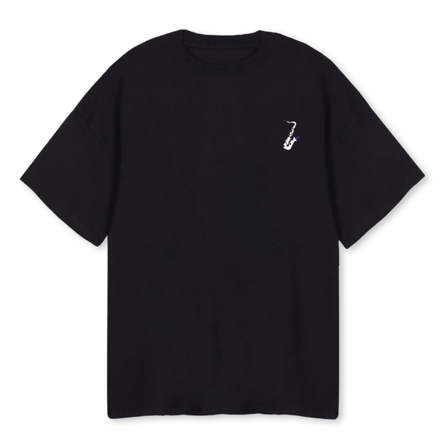 TAMARS DAD Black Oversized Tee.