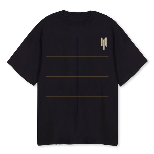 LAST JDGM Black Oversized Tee.