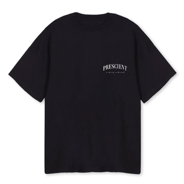 PRESCIENT STWSTW Black Oversized Tee.