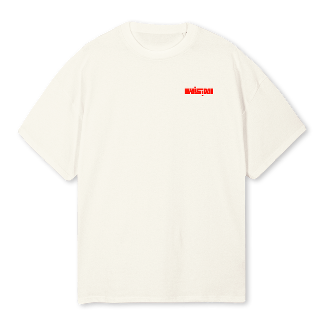 WESTERNSS Cream Oversized Tee.