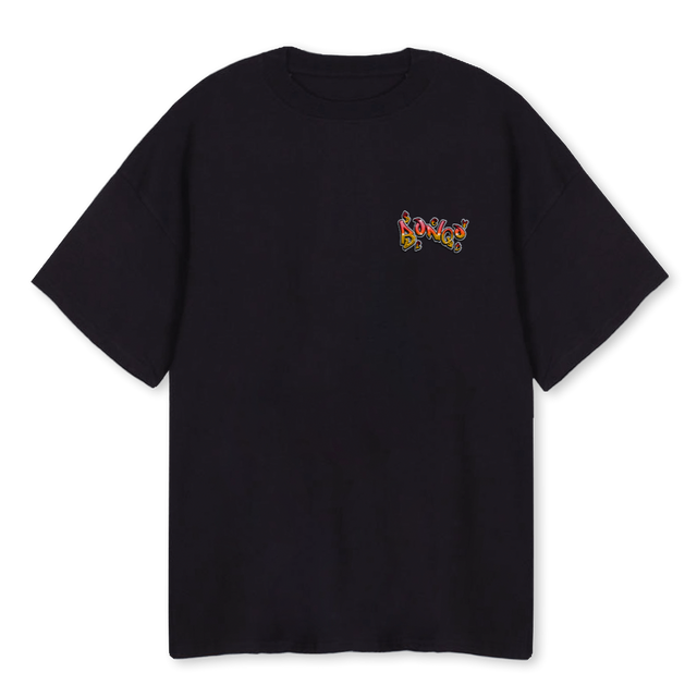 VALUTA Black Oversized Tee.