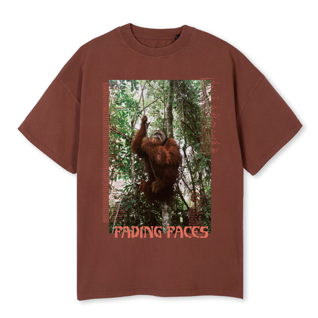 BROWN T Vintage Brown Oversized Tee.