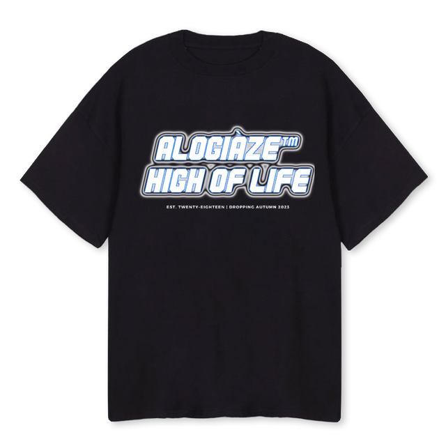 AZ OST Black Oversized Tee.