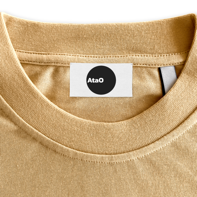ATAOWHITE Custom Neck Label.