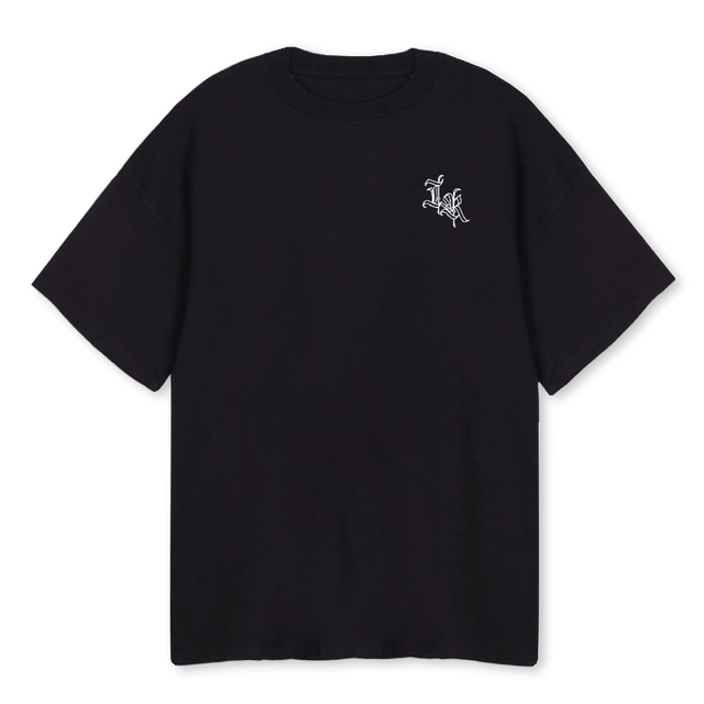 BLK WING AAO Black Oversized Tee.