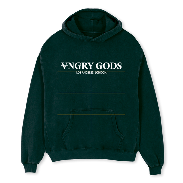 AGGREEN Wild Green Oversized Hoodie.