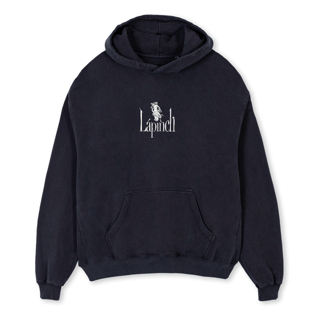 LP SNS HNEW Vintage Black Oversized Hoodie.