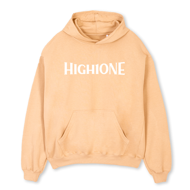 ILK BASKI OSH Sand Oversized Hoodie.