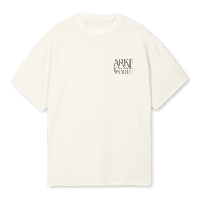 FILM STUDIO TEE Cream Oversized Tee.