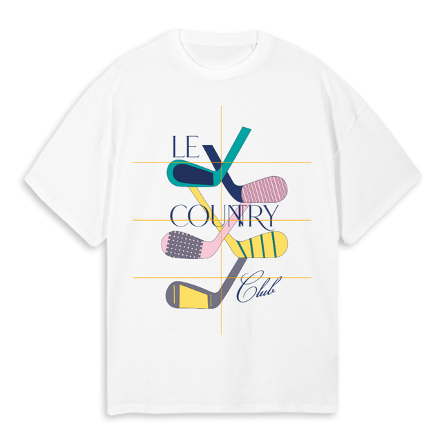 LE TSHIRT GOLF White Oversized Tee.