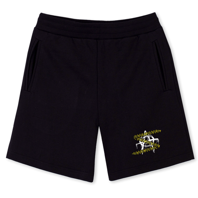 ANIMASHAUN Black Sweatshorts.