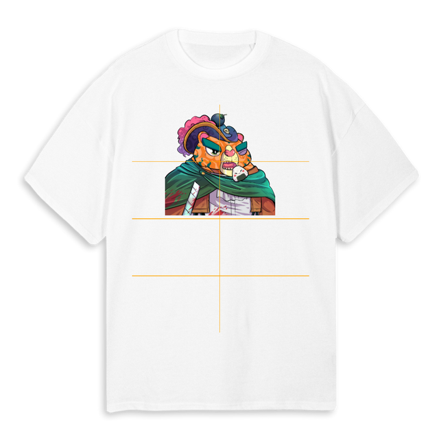 KARAFURU W A White Oversized Tee.