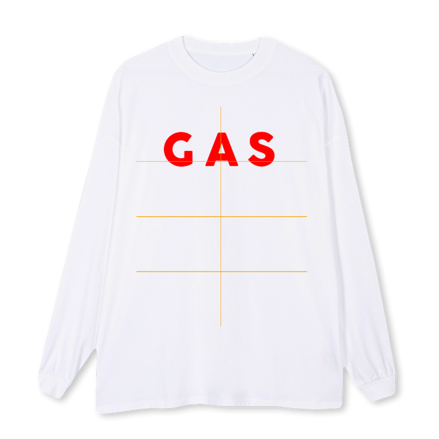 GASOLINE T White Oversized LS Tee.