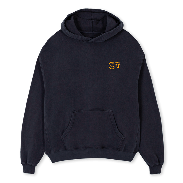 CTHOODIE Vintage Black Oversized Hoodie.