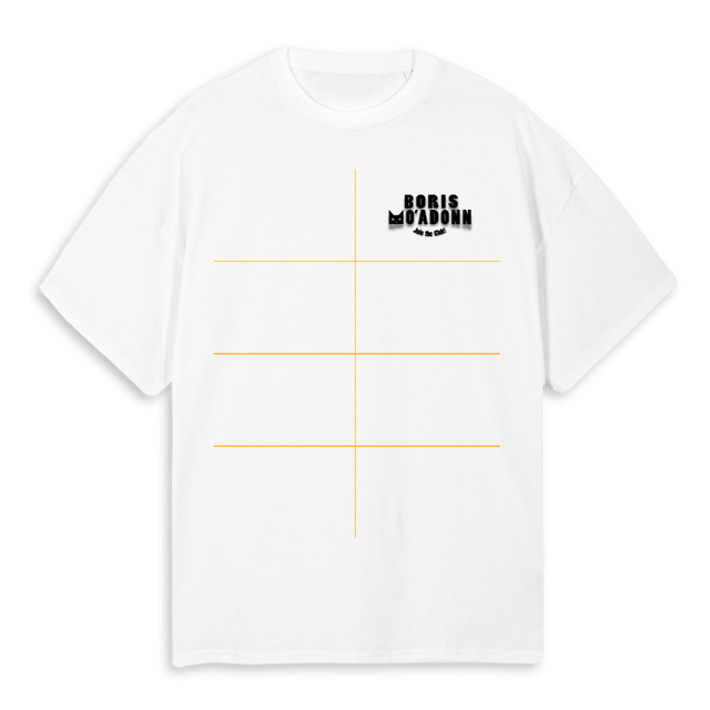 BORIS MOADONN White Oversized Tee.