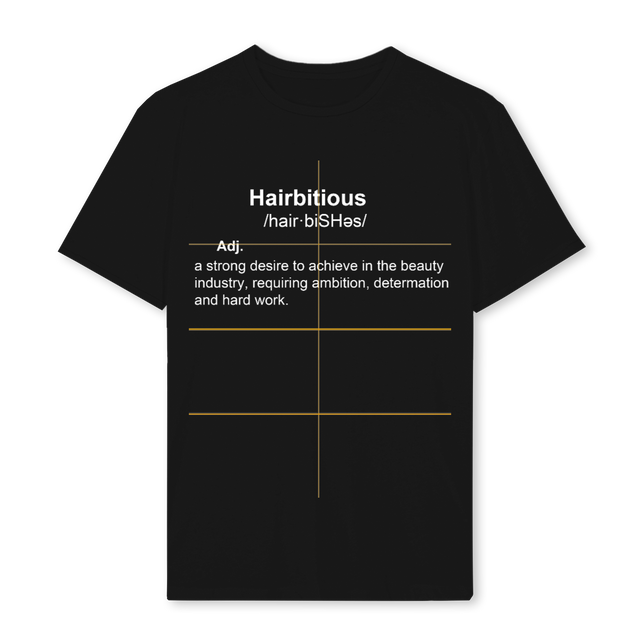 HAIR DEF Black Regular Tee.