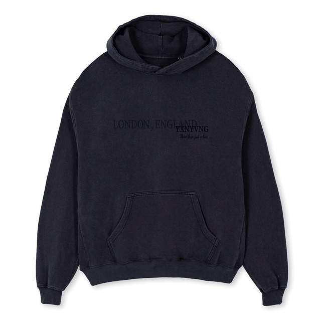 VINTAGE FW Vintage Black Oversized Hoodie.