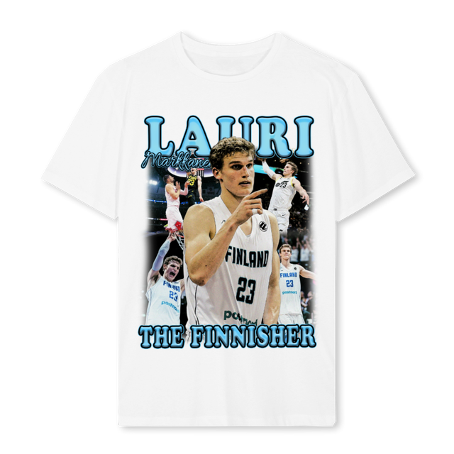 LAURI THE FINNISHER White Regular Tee.