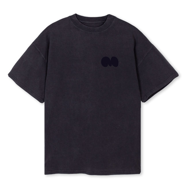 BALLOON TONO TEE Vintage Black Oversized Tee.