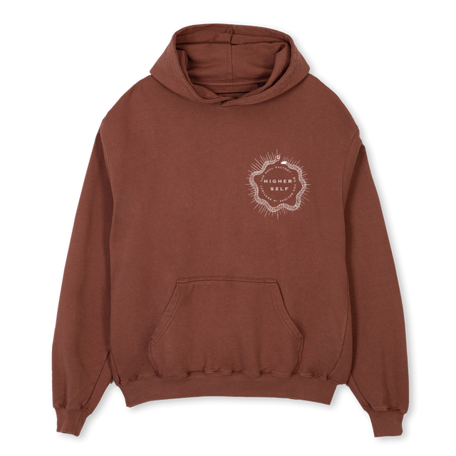 KACK DELUXE Vintage Brown Oversized Hoodie.