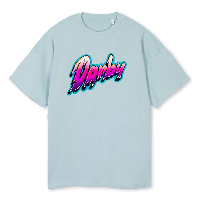 SHIRTSAMPLE Cold Blue Oversized Tee.