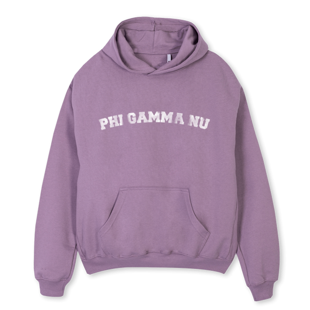 PHIFOUR Purple Oversized Hoodie.
