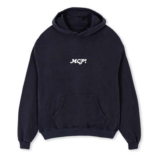 MAD CITY PROJECT Vintage Black Oversized Hoodie.