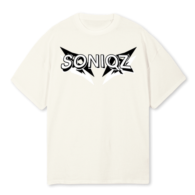 SNQZ T Cream Oversized Tee.