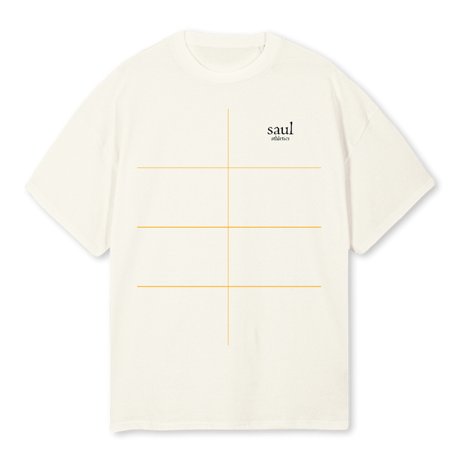 BASICS CREAM SA Cream Oversized Tee.