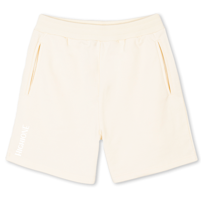 SHORTCLASSIC Cream Sweatshorts.