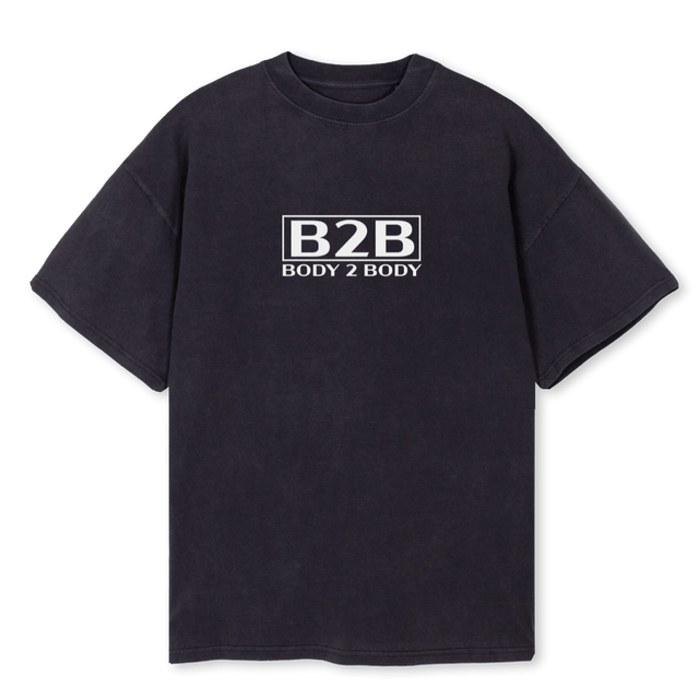 BDSM Vintage Black Oversized Tee.
