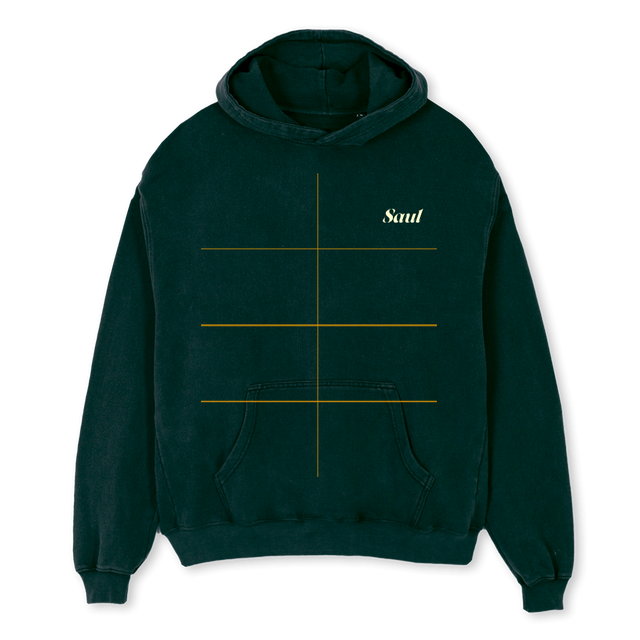 GREEN C H Wild Green Oversized Hoodie.