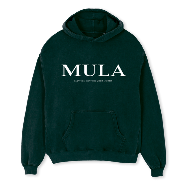 MULA GREEN Wild Green Oversized Hoodie.