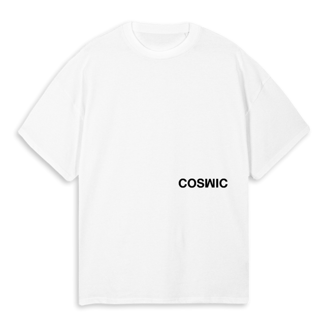 ALIENUNIFORMBIGWHITE White Oversized Tee.