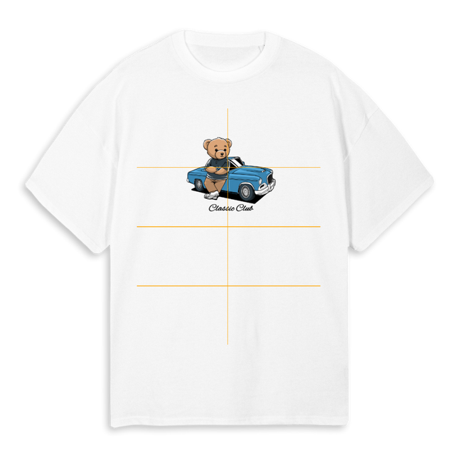 PURECLASSICCLUBTEE White Oversized Tee.