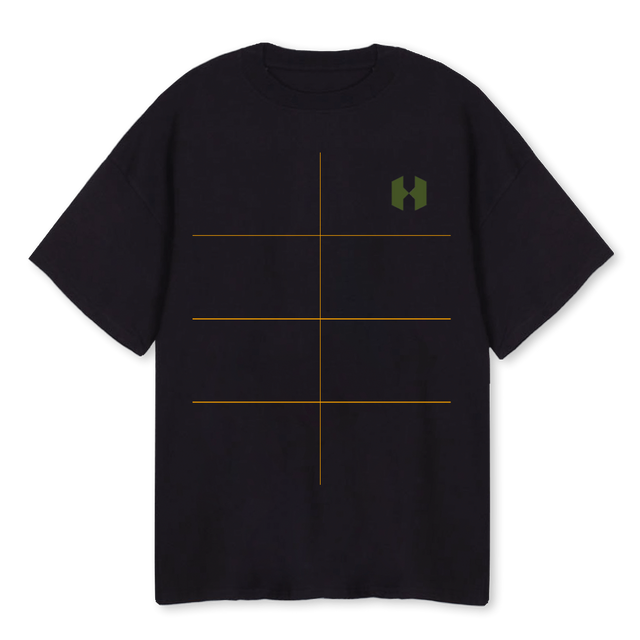 HYPR Black Oversized Tee.