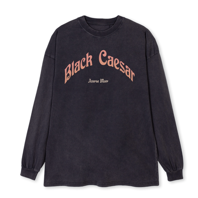 BC Vintage Black Oversized LS Tee.