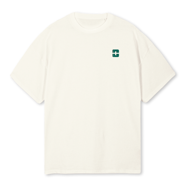 CREAMTEE Cream Oversized Tee.