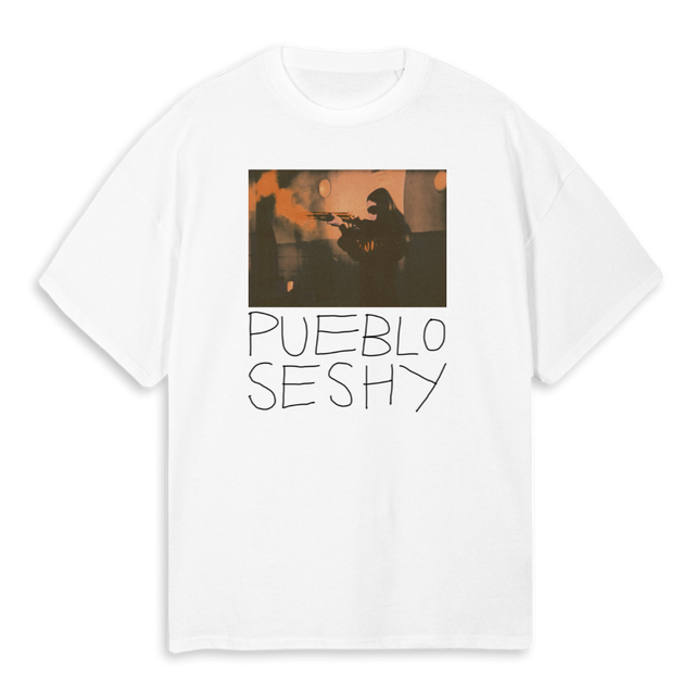 CRUEL THRILLER White Oversized Tee.