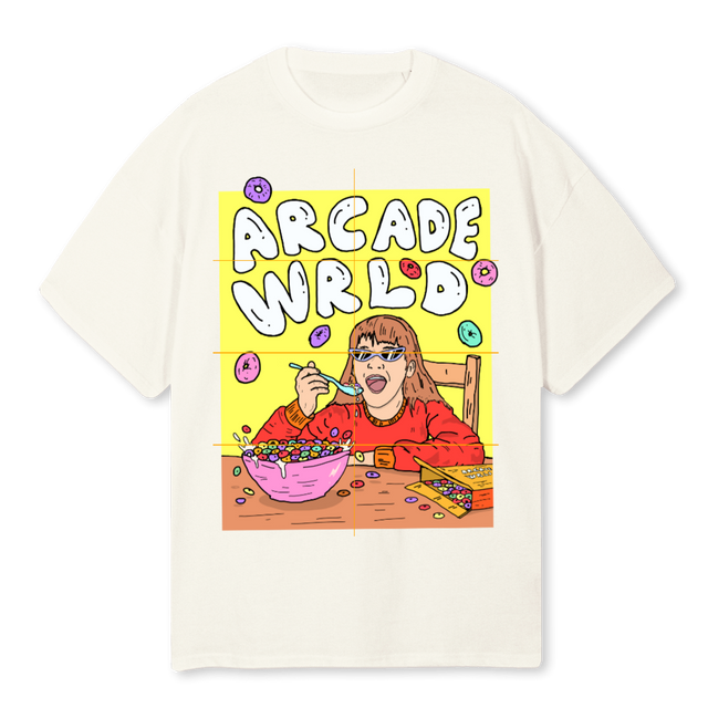 CEREAL Cream Oversized Tee.