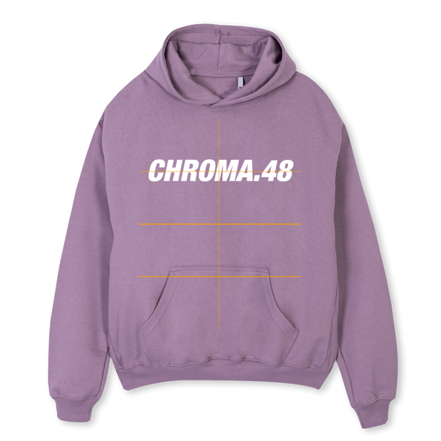 HOPE I MADE YOU SMIL Purple Oversized Hoodie.