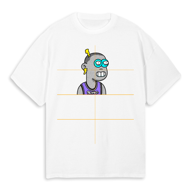 LANDER M C White Oversized Tee.