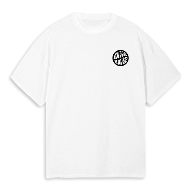 WHITE CREWNECK White Oversized Tee.