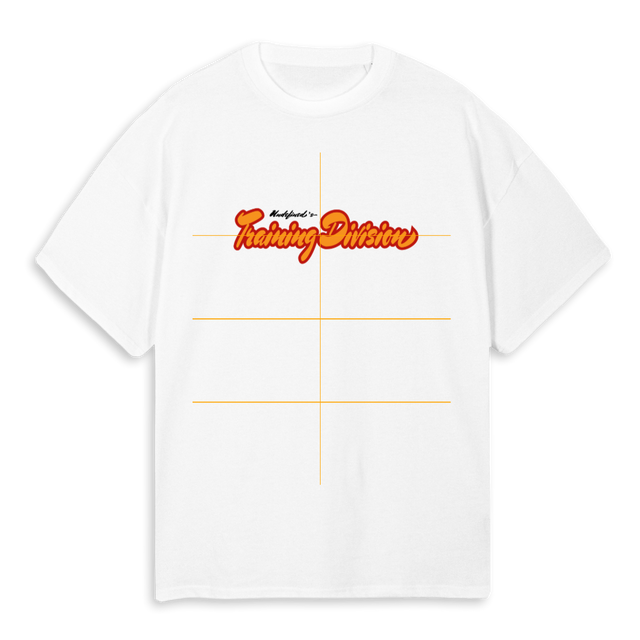 TRAINING DVN VOL II White Oversized Tee.