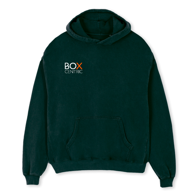 BOXCENTRIC GREEN Wild Green Oversized Hoodie.