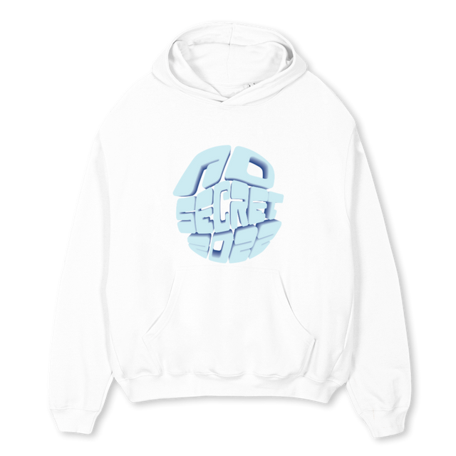 LOOD White Oversized Hoodie.