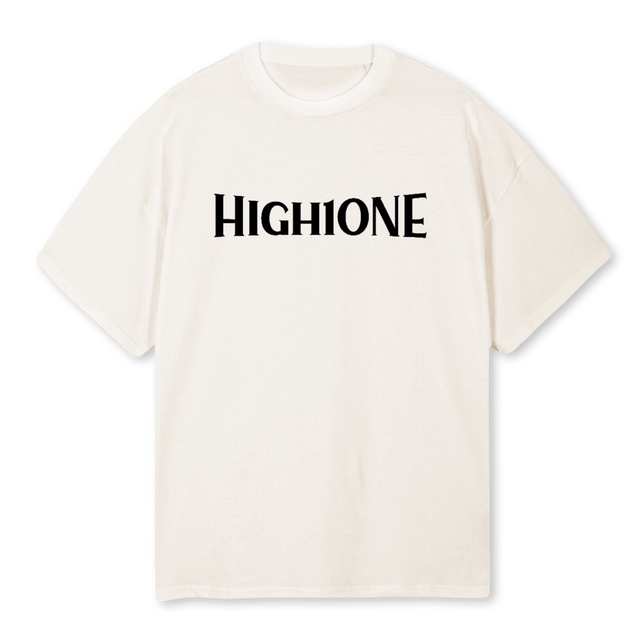 ILK BASKI OST BP Vintage White Oversized Tee.